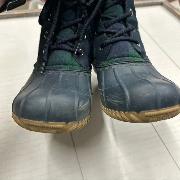 Isaac Mizrahi Live! Plaid Waterproof Mid-Shaft Lace-Up Boots‎ Womens 7M EUC - Picture 3 of 13